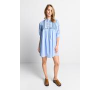 Rich & Royal Mini Dress With Embroidery Organic Cotton Blue Talla: 34 | Mini Vestidos Outlet | Mujer | Azul