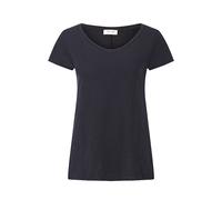 Rich & Royal Organic Slub Shirt Deep Blue Talla: S | Camisetas Outlet | Mujer | Azul