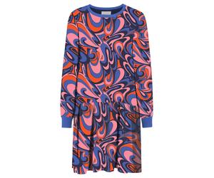 Rich & Royal Printed Dress With Knit Details Ecovero Midnight Blue Talla: 34 | Mini Vestidos Outlet | Mujer | Azul