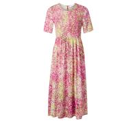 Rich & Royal Printed Midi Dress Pink Cosmos Talla: 40 | Vestidos Midi Outlet | Mujer | Rosa