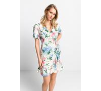 Rich & Royal Printed Midi Dress Sustainable Whisper White Talla: 34 | Mini Vestidos Outlet | Mujer | Blanco