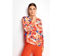 Rich & Royal Printed V-neck Blouse Cherry Tomato Talla: 38 | Blusas Outlet | Mujer | Rojo