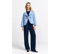Rich & Royal Short Double Face Jacket Ocean Blue Talla: 38 | Cazadoras Cropped Outlet | Mujer | Azul