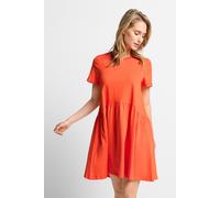 Rich & Royal T-shirt Dress Organic Cherry Tomato Talla: S | Mini Vestidos Outlet | Mujer | Rojo
