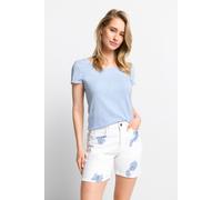 Rich & Royal Tie Dye Denim Shorts Organic White Talla: 26 | Pantalones Cortos Outlet | Mujer | Azul