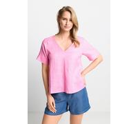 Rich & Royal V-neck Linen Blouse Sustainable Sorbet Pink Talla: 34 | Blusas Outlet | Mujer | Blanco