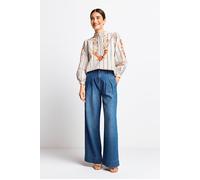 Rich & Royal Wide Leg Denim Pants Organic Recycled Denim Blue Talla: 30 | Pantalones Anchos Outlet | Mujer | Azul