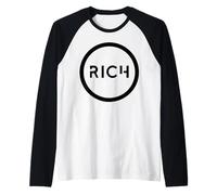 Rich Style T-Shirt, Yes I'm Rich T-Shirt, Cool Rich Graphic Camiseta Manga Raglan