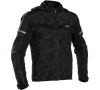Richa Stealth chaqueta textil impermeable para motocicleta, negro-multicolor, tamaño M para Hombres