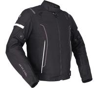 Richa Airstream 3 chaqueta textil impermeable para motocicleta, negro-blanco, tamaño 4XL para Hombres