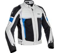 Richa Airstream-X Chaqueta textil de moto impermeable, negro-gris, tamaño 5XL para Hombres