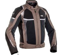 Richa Airstream-X Chaqueta textil de moto impermeable, negro-marrón, tamaño S para Hombres