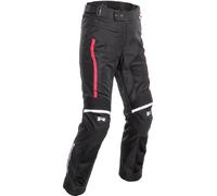 Richa Airvent Evo 2 Pantalones textiles impermeables para mujer, Negro/Blanco/Rojo, Talla L