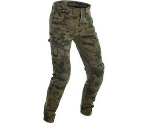 Richa Apache Camo Vaqueros de moto, Camuflaje oliva, Talla 28
