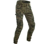 Richa Apache Camo Vaqueros de moto, verde-multicolor, tamaño 28 para Hombres