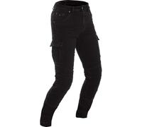 Richa Apache Vaqueros de moto para mujer, negro, tamaño 44