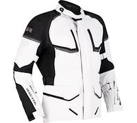 Richa Atlantic 2 Gore-Tex impermeable Chaqueta textil de motocicleta para mujer, Gris claro/negro, Talla L