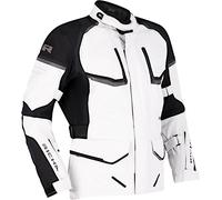 Richa Atlantic 2 Gore-Tex impermeable Chaqueta textil de motocicleta para mujer, Gris claro/negro, Talla M