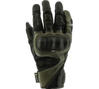 Richa Atlantic Gore-Tex Guantes de moto impermeables, negro-verde, tamaño S para Hombres