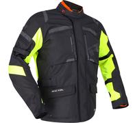 Richa Brutus Gore-Tex chaqueta textil impermeable para motocicletas, negro-amarillo, tamaño S para Hombres