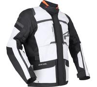 Richa Brutus Gore-Tex chaqueta textil impermeable para motocicletas, negro-gris, tamaño S