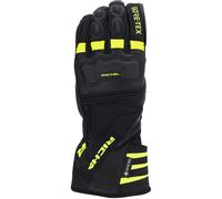 Richa Cold Protect Gore-Tex Guantes de moto impermeables, negro/amarillo, Talla XL