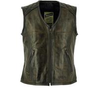 Richa Colt Gilet Chaleco de moto, Marrón oscuro, Talla M