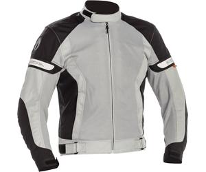 Richa Cool Summer Chaqueta textil de moto para mujer, Gris claro/negro, Talla Long XL