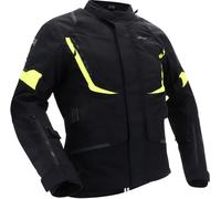 Richa Cyclone 2 Gore-Tex chaqueta textil impermeable para motocicletas, negro/amarillo, Talla XXL
