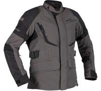 Richa Cyclone 2 Gore-Tex impermeable Chaqueta textil de motocicleta para mujer, Gris oscuro/negro, Talla M