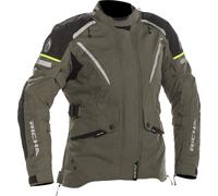 Richa Cyclone Gore-Tex impermeable Chaqueta textil de motocicleta para mujer, Taupe, Talla S