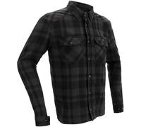 Richa Forest Camisa de moto, negro-gris, tamaño L para Hombres