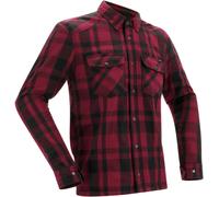 Richa Forest Camisa de moto, negro-rojo, tamaño 2XL para Hombres