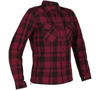 Richa Forest Camisa de moto para mujer, negro-rojo, tamaño 2XL