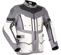 Richa Infinity 2 Adventure chaqueta textil impermeable para motocicleta, gris/negro, Talla M