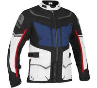 Richa Infinity 2 Adventure chaqueta textil impermeable para motocicleta, negro/azul/rojo, Talla S