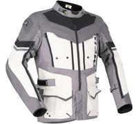 Richa Infinity 2 Adventure chaqueta textil impermeable para motocicleta, negro-gris, tamaño 3XL para Hombres