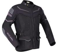 Richa Infinity 2 Adventure chaqueta textil impermeable para motocicleta, negro-gris, tamaño 6XL para Hombres