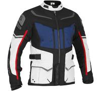 Richa Infinity 2 Adventure chaqueta textil impermeable para motocicleta, negro-rojo-azul, tamaño XL para Hombres