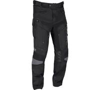 Richa Infinity 2 Adventure Pantalones textiles impermeables para motocicletas, negro, Talla Short XXL