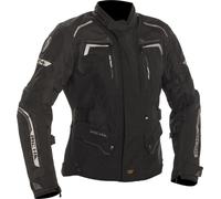 Richa Infinity 2 impermeable Chaqueta textil de motocicleta para mujer, negro, tamaño S