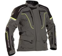 Richa Infinity 2 Pro Chaqueta textil de moto para mujer, negro-gris-amarillo, tamaño 5XL