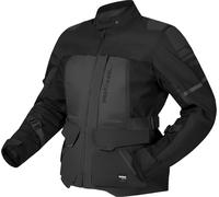 Richa Infinity 3 Adventure Chaqueta impermeable para motocicletas, negro, Talla S