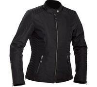 Richa Lausanne impermeable Chaqueta textil de motocicleta para mujer, negro, tamaño S