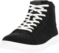 Richa Lewis WP Zapatos de moto impermeables para mujer, negro-blanco, tamaño 36