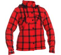 Richa Lumber, sudadera con cremallera mujer 2XL female Negro/Rojo