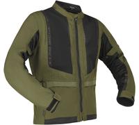 Richa Monaco Mesh WP Chaqueta textil de moto impermeable, negro-verde, tamaño S para Hombres