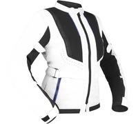 Richa Monaco Mesh WP Chaqueta textil impermeable para mujer, negro-gris, tamaño 4XL