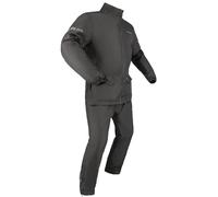 Richa Monsoon Traje de lluvia de motocicleta de dos piezas, negro, Talla M