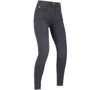 Richa Nora 2 Skinny Vaqueros de moto para mujer, negro, Talla Short 30